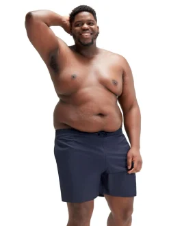 Speedo Navy Plus Size Essentials 16