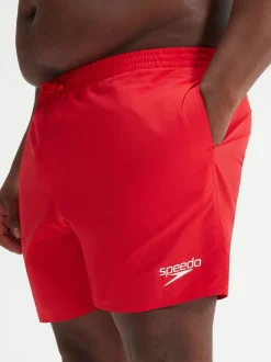 Speedo Red Plus Size Essentials 16