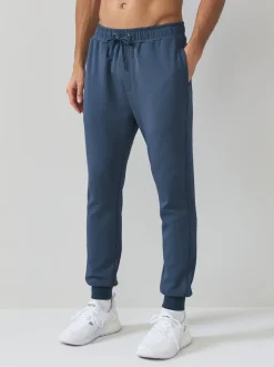 Steel Blue Signature Soft Touch Modal Slim Fit Cuffed Joggers