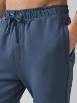 Steel Blue Signature Soft Touch Modal Slim Fit Cuffed Joggers