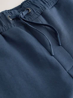 Steel Blue Signature Soft Touch Modal Slim Fit Cuffed Joggers