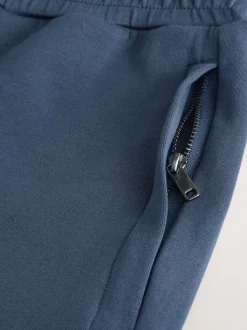 Steel Blue Signature Soft Touch Modal Slim Fit Cuffed Joggers