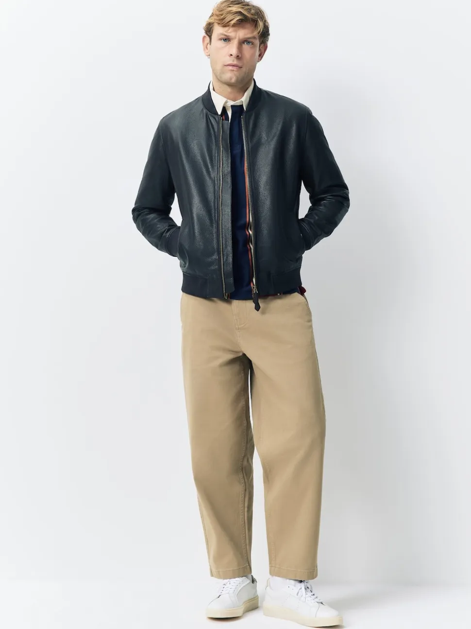 Stone Barrel Fit Authentic Cotton Rich Stretch Trousers