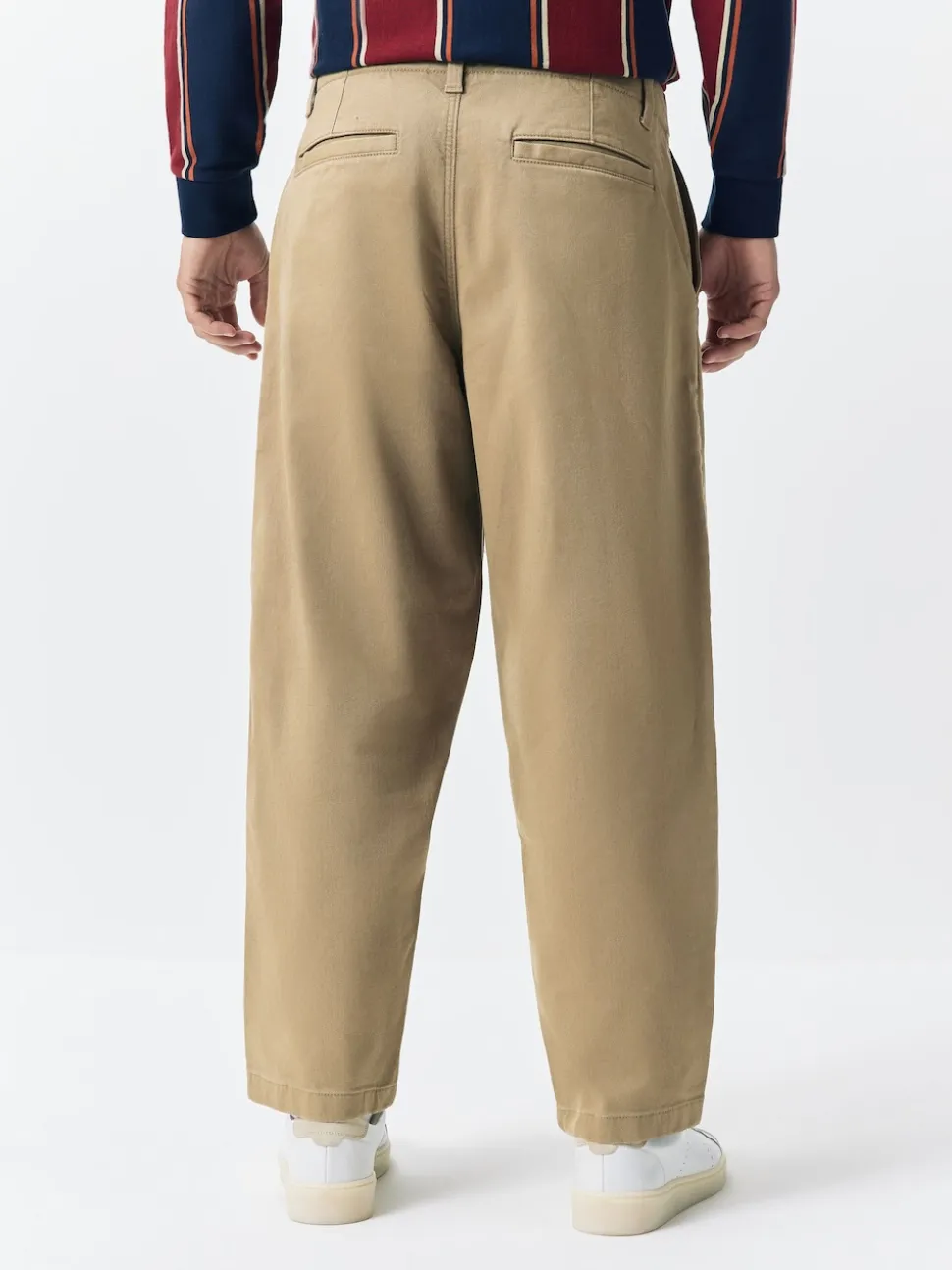 Stone Barrel Fit Authentic Cotton Rich Stretch Trousers