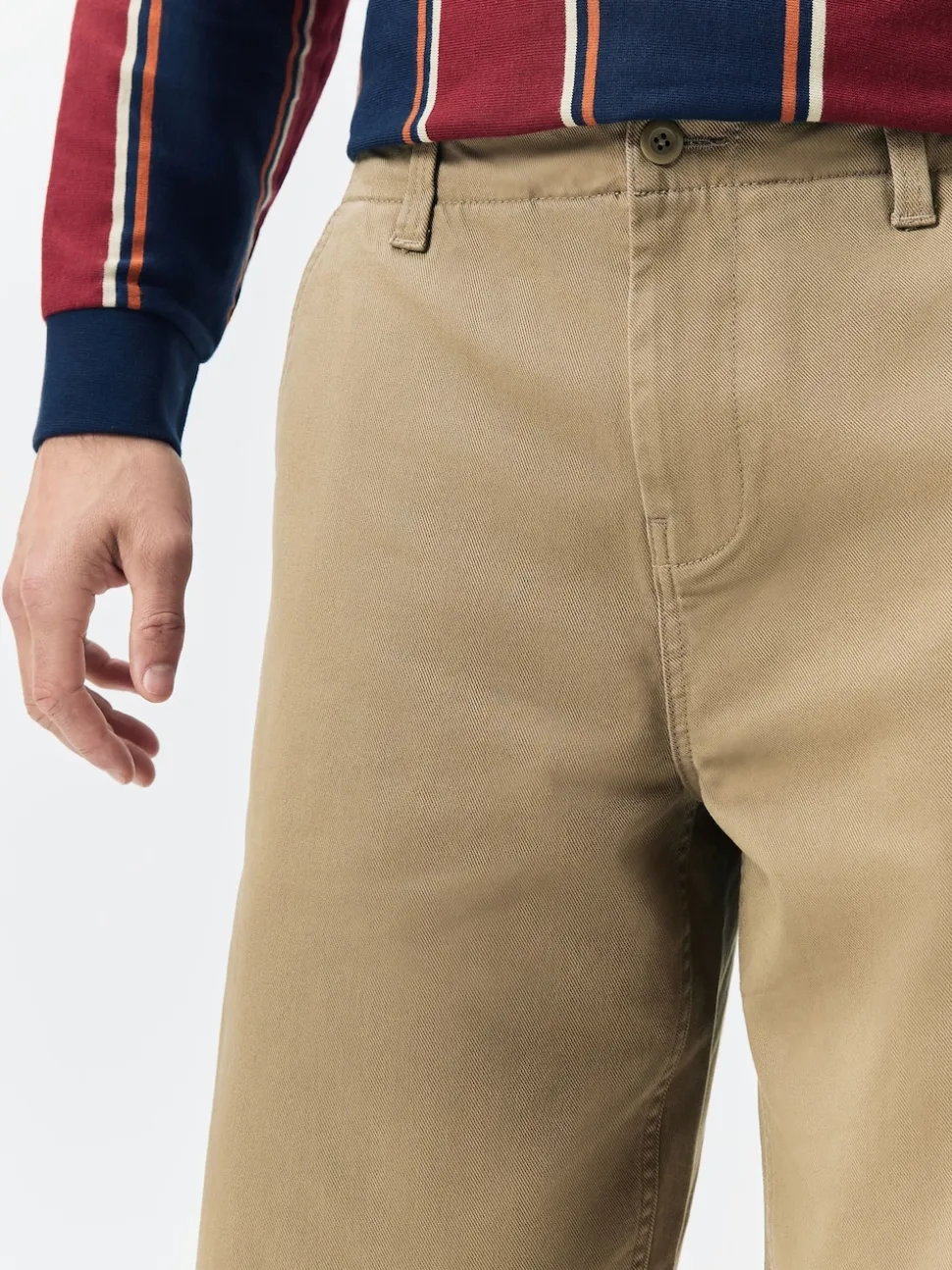 Stone Barrel Fit Authentic Cotton Rich Stretch Trousers