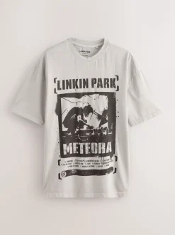 Stone Linkin Park Regular Fit Band Graphic Print T-Shirt