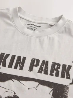 Stone Linkin Park Regular Fit Band Graphic Print T-Shirt
