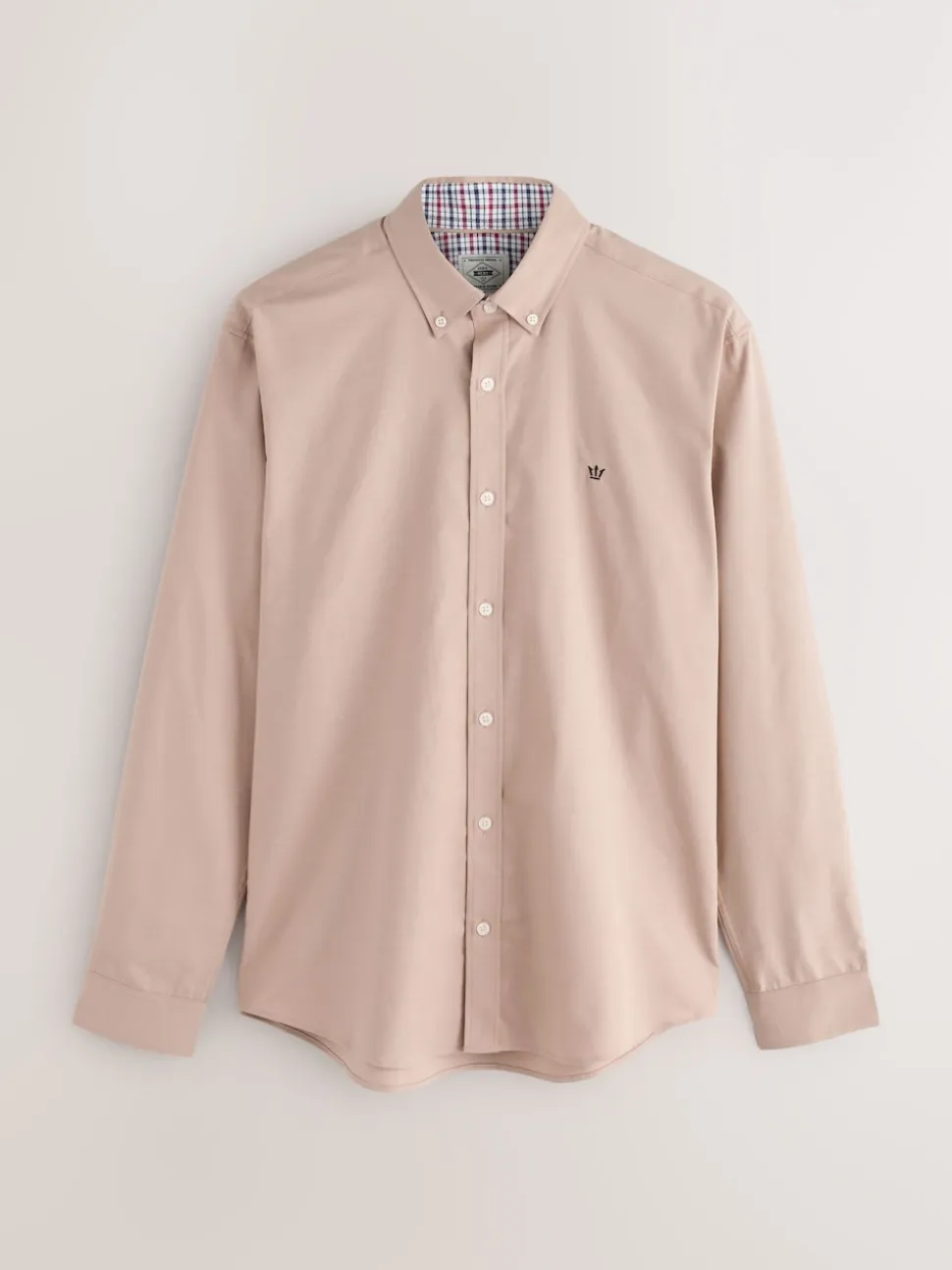 Stone Natural Stretch Oxford Long Sleeve Shirt