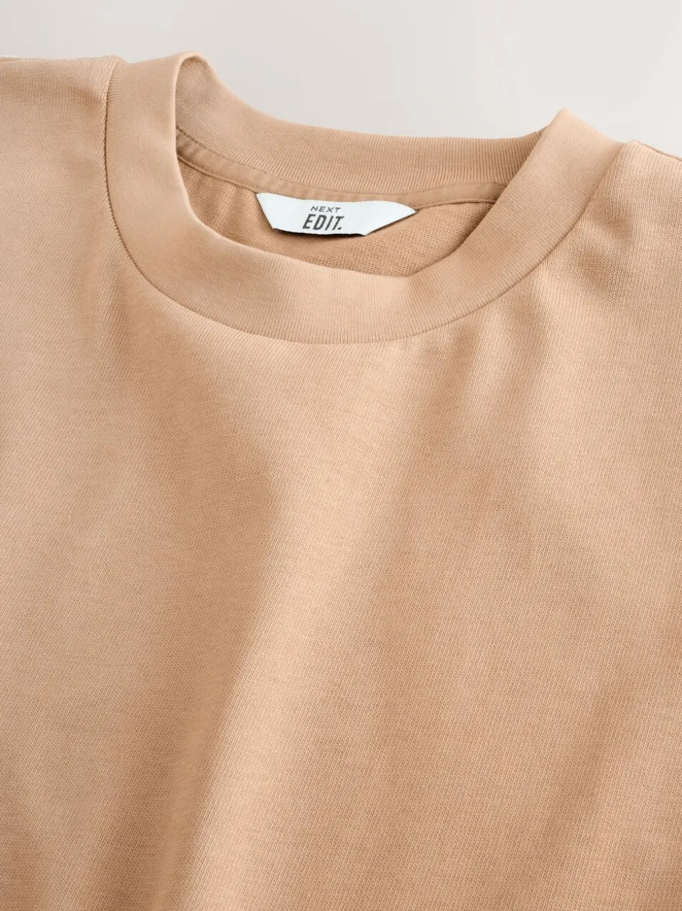 Stone Neutral Oversized Fit EDIT Heavyweight T-Shirt