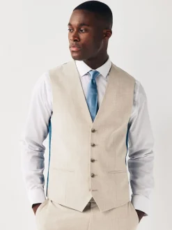 Stone Regular Fit Motionflex Stretch Waistcoat