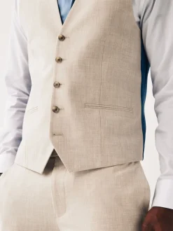 Stone Regular Fit Motionflex Stretch Waistcoat