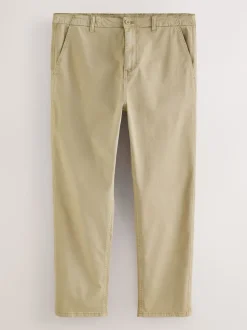 Stone Regular Tapered Fit Authentic Sunbleached Trousers