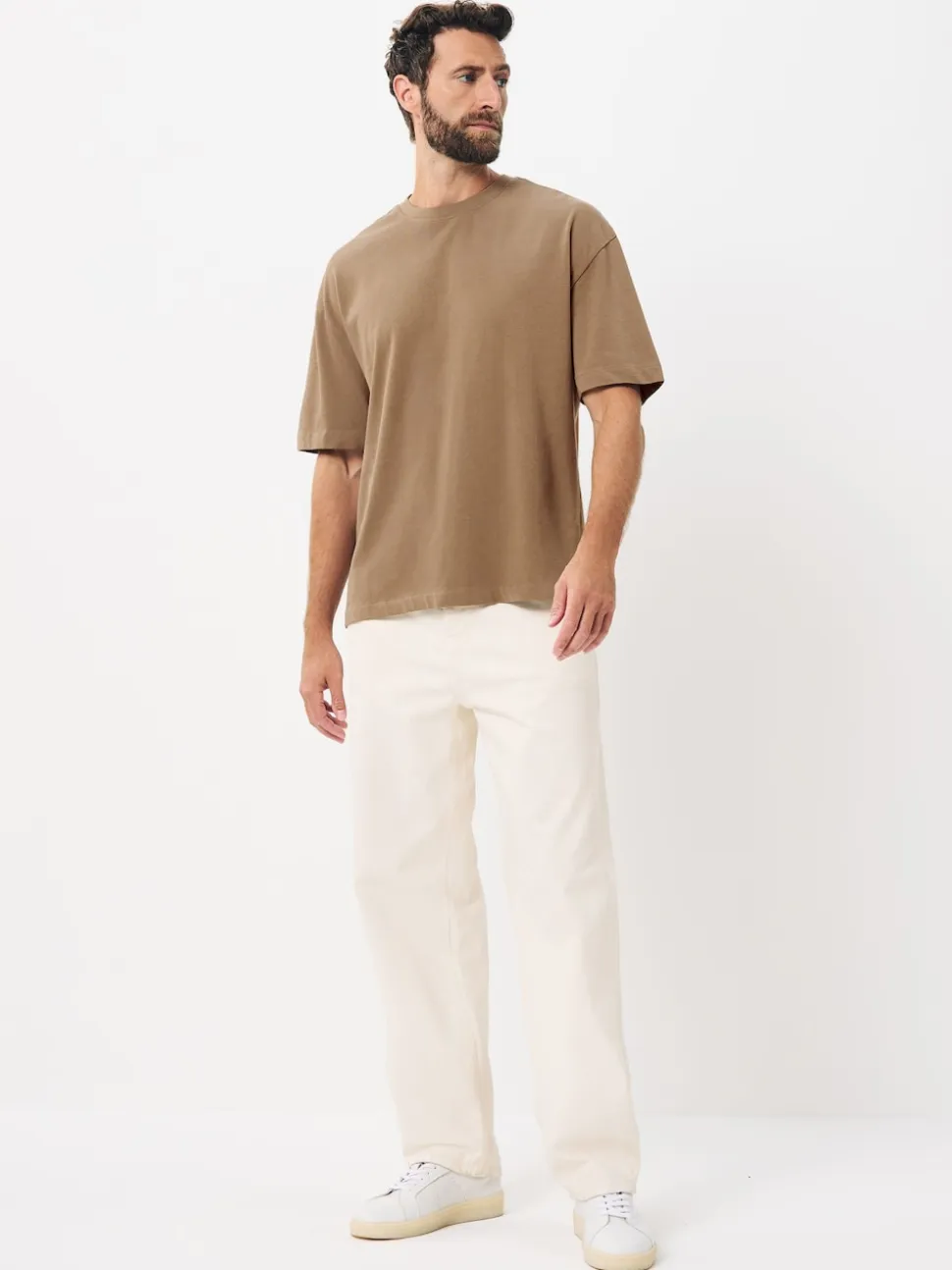 Stone Relaxed Fit Heavyweight T-Shirt