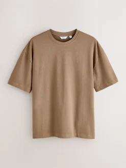 Stone Relaxed Fit Heavyweight T-Shirt