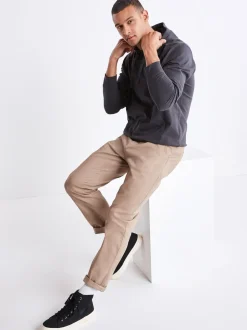 Stone Relaxed Fit Stretch Chinos Trousers