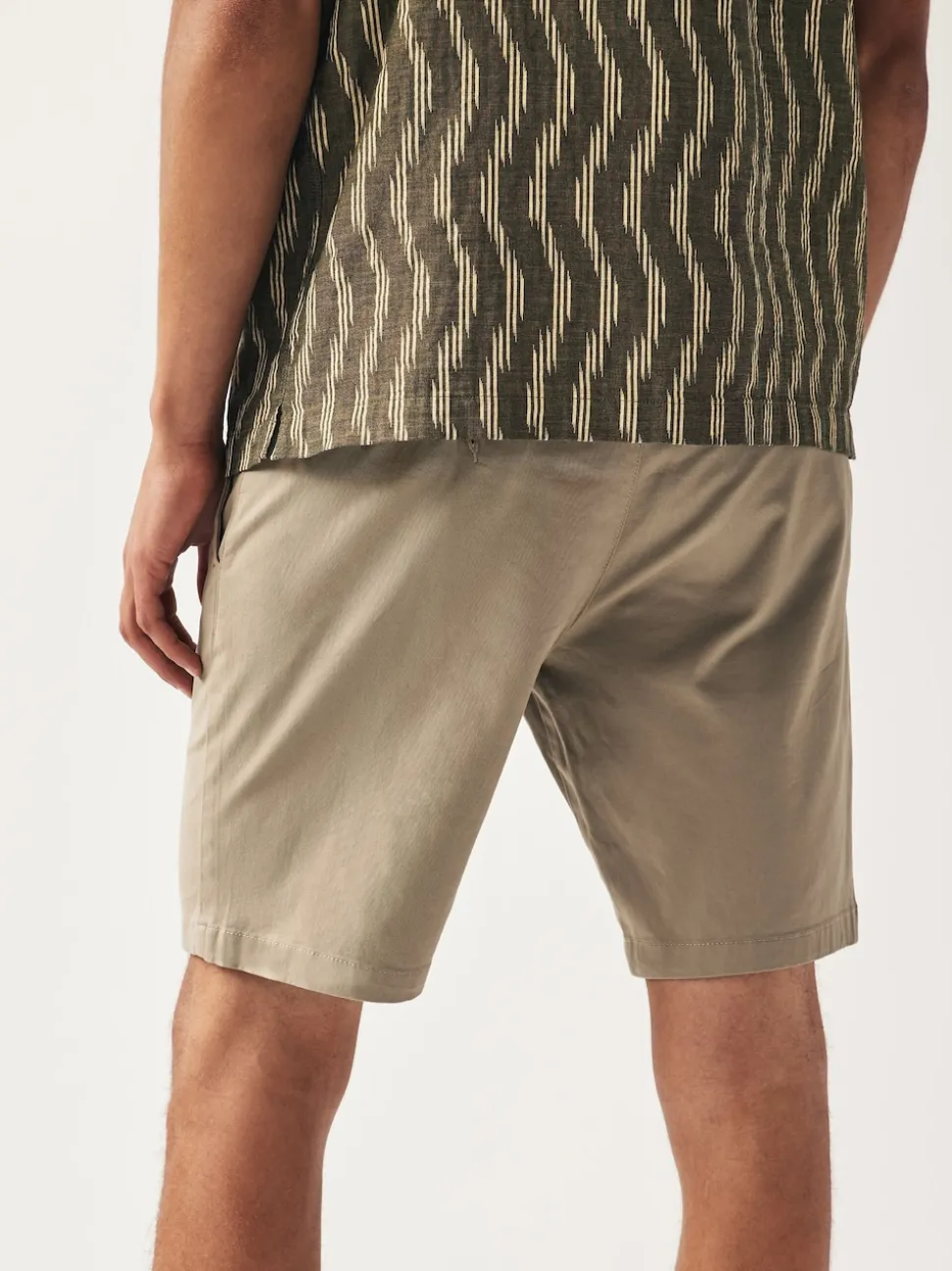 Stone Relaxed Fit Stretch Chinos Shorts