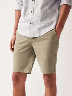 Stone Skinny Fit Stretch Chinos Shorts