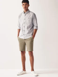 Stone Skinny Fit Stretch Chinos Shorts