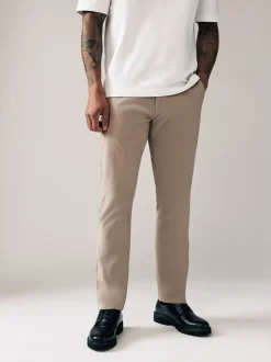 Stone Slim Fit Stretch Chinos Trousers