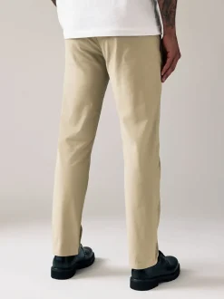 Stone Slim Fit Stretch Chinos Trousers