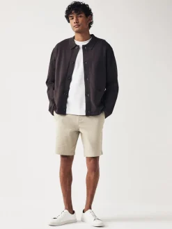Stone Slim Fit Stretch Chinos Shorts