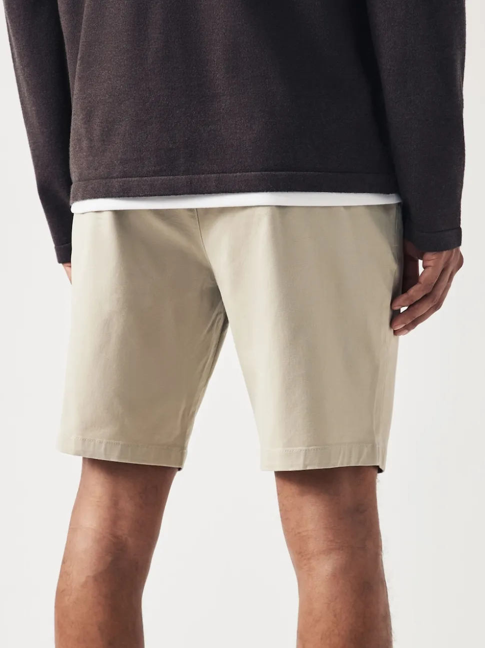 Stone Slim Fit Stretch Chinos Shorts
