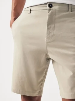 Stone Slim Fit Stretch Chinos Shorts