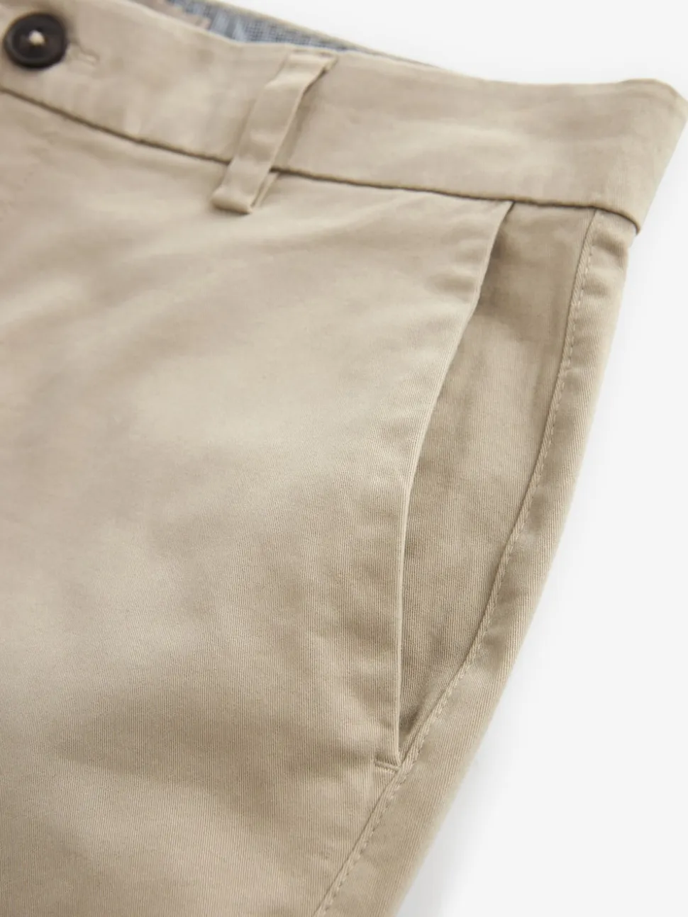 Stone Slim Fit Stretch Chinos Shorts