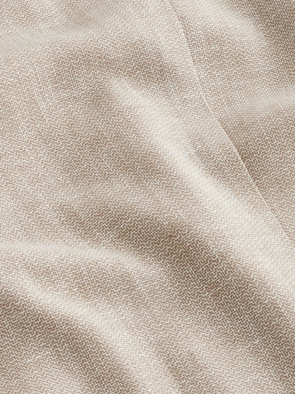 Stone Slim Fit Textured Linen Blend Blazer