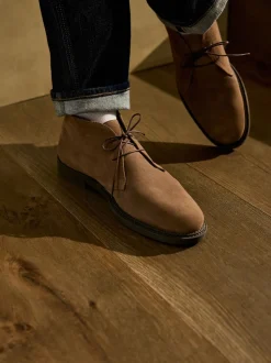 Stone Smart Suede Chukka Boots
