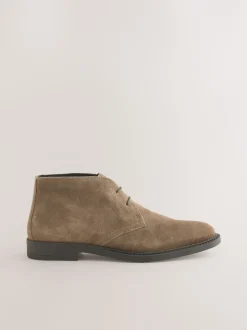Stone Smart Suede Chukka Boots