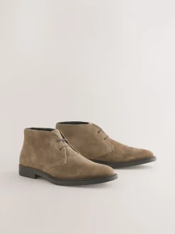 Stone Smart Suede Chukka Boots