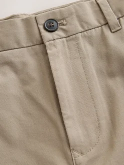Stone Straight Fit 100% Cotton Chino Trousers