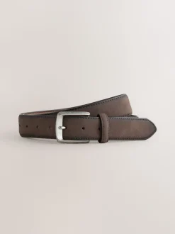 Stone Straight Fit Belted Corduroy Trousers