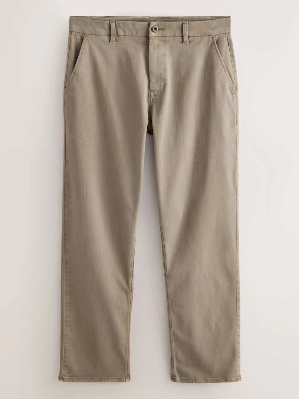 Stone Straight Fit Motionflex Chino Trousers