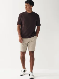 Stone Straight Fit Stretch Chinos Shorts