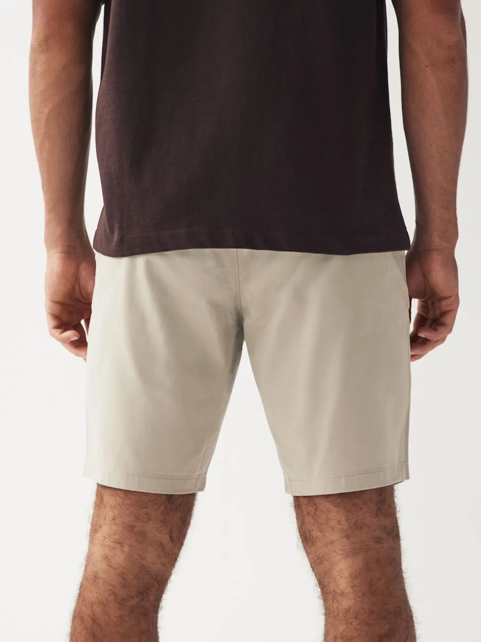 Stone Straight Fit Stretch Chinos Shorts