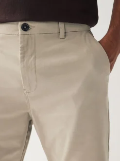 Stone Straight Fit Stretch Chinos Shorts