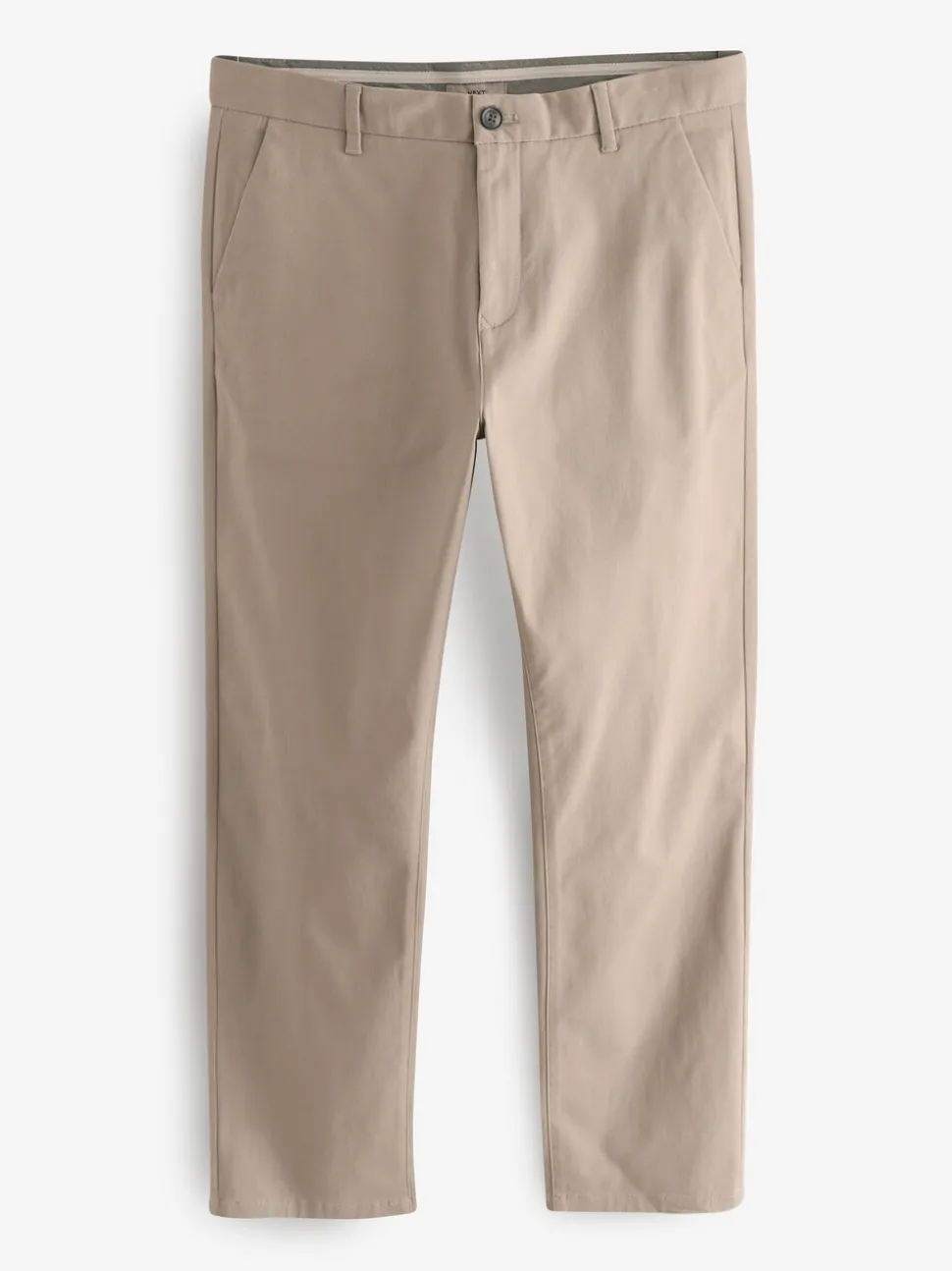 Stone Straight Fit Stretch Chinos Trousers