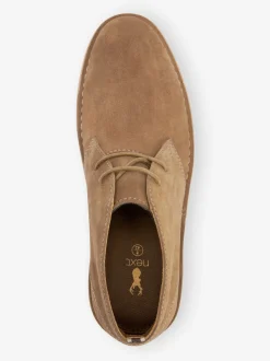 Stone Suede Desert Boots
