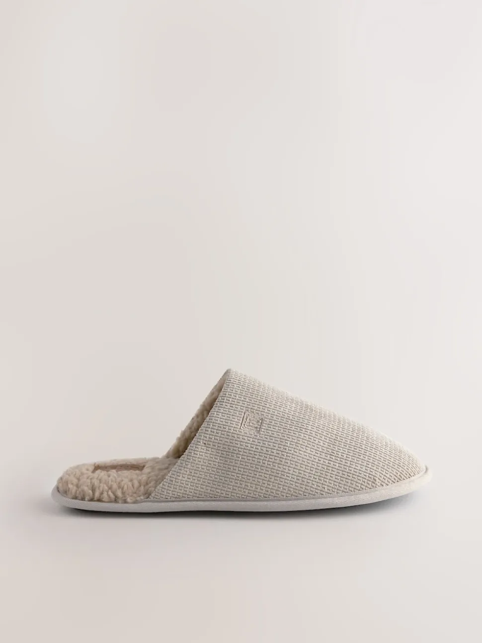 Stone Textured Mule Slippers