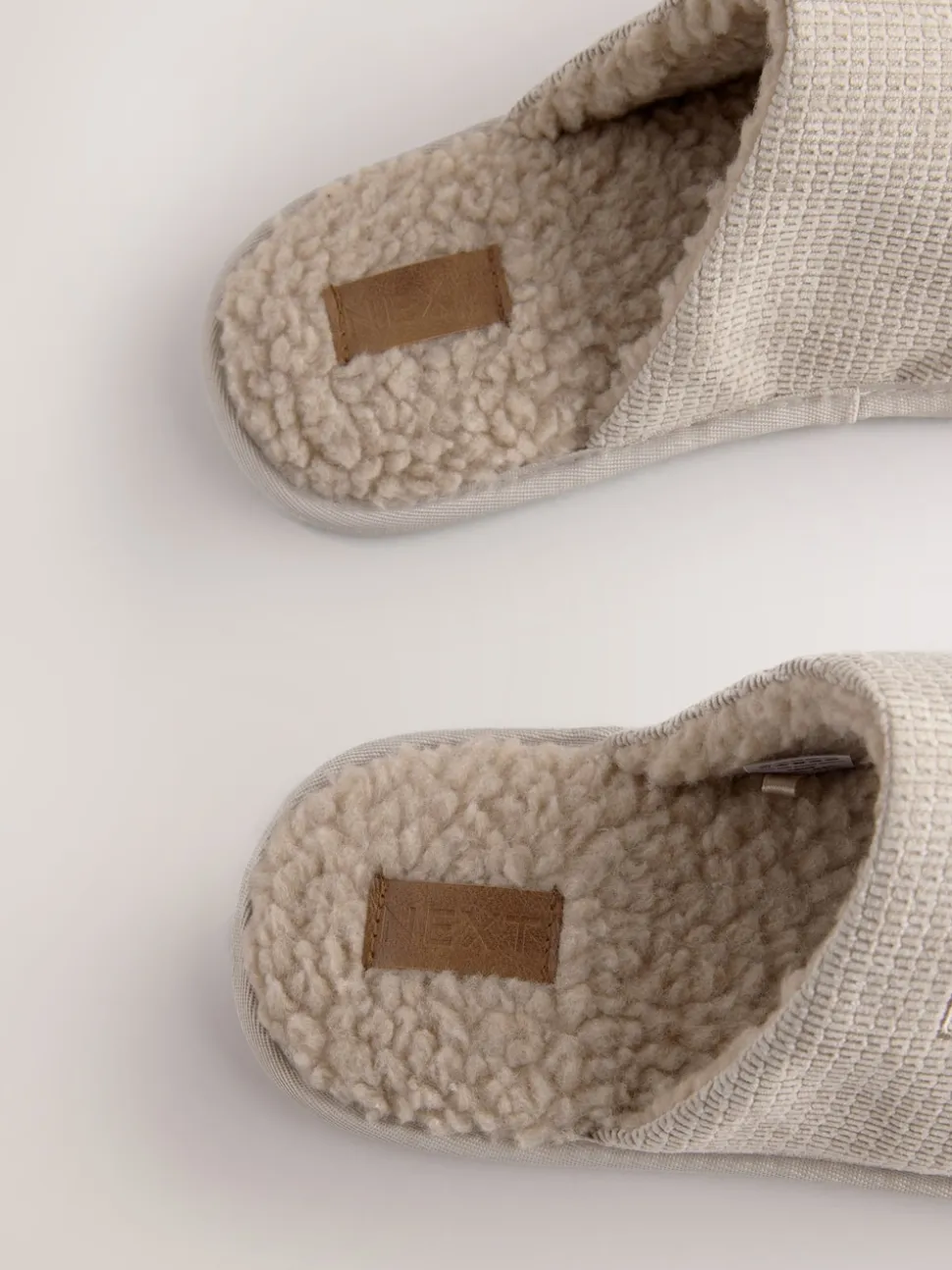 Stone Textured Mule Slippers