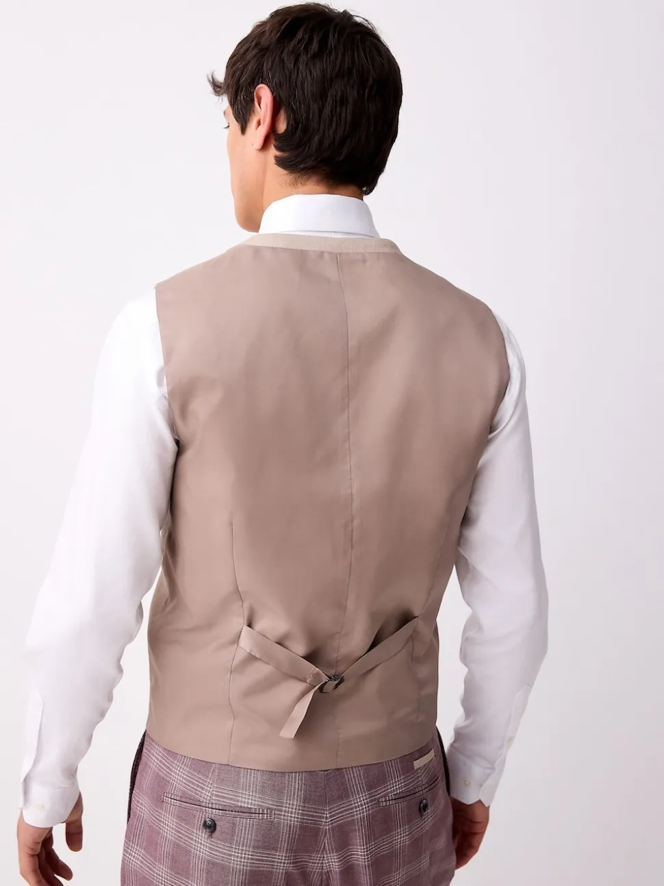 Stone Textured Suit Waistcoat