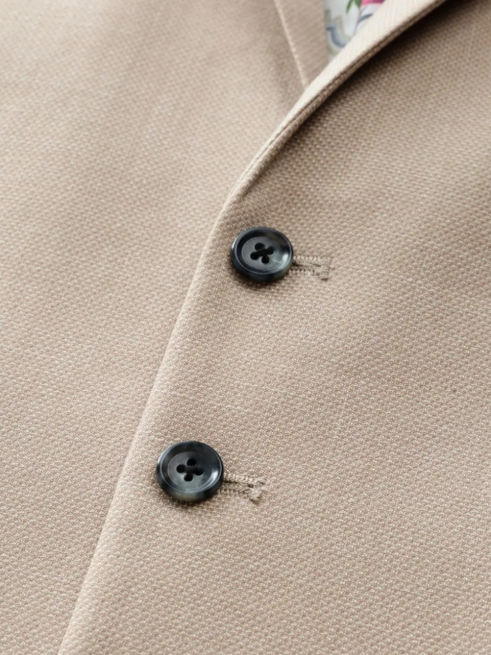 Stone Textured Suit Waistcoat