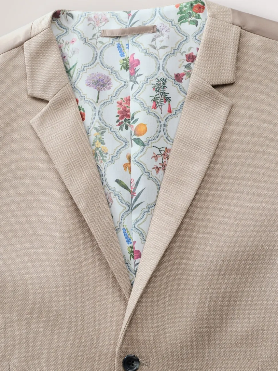 Stone Textured Suit Waistcoat