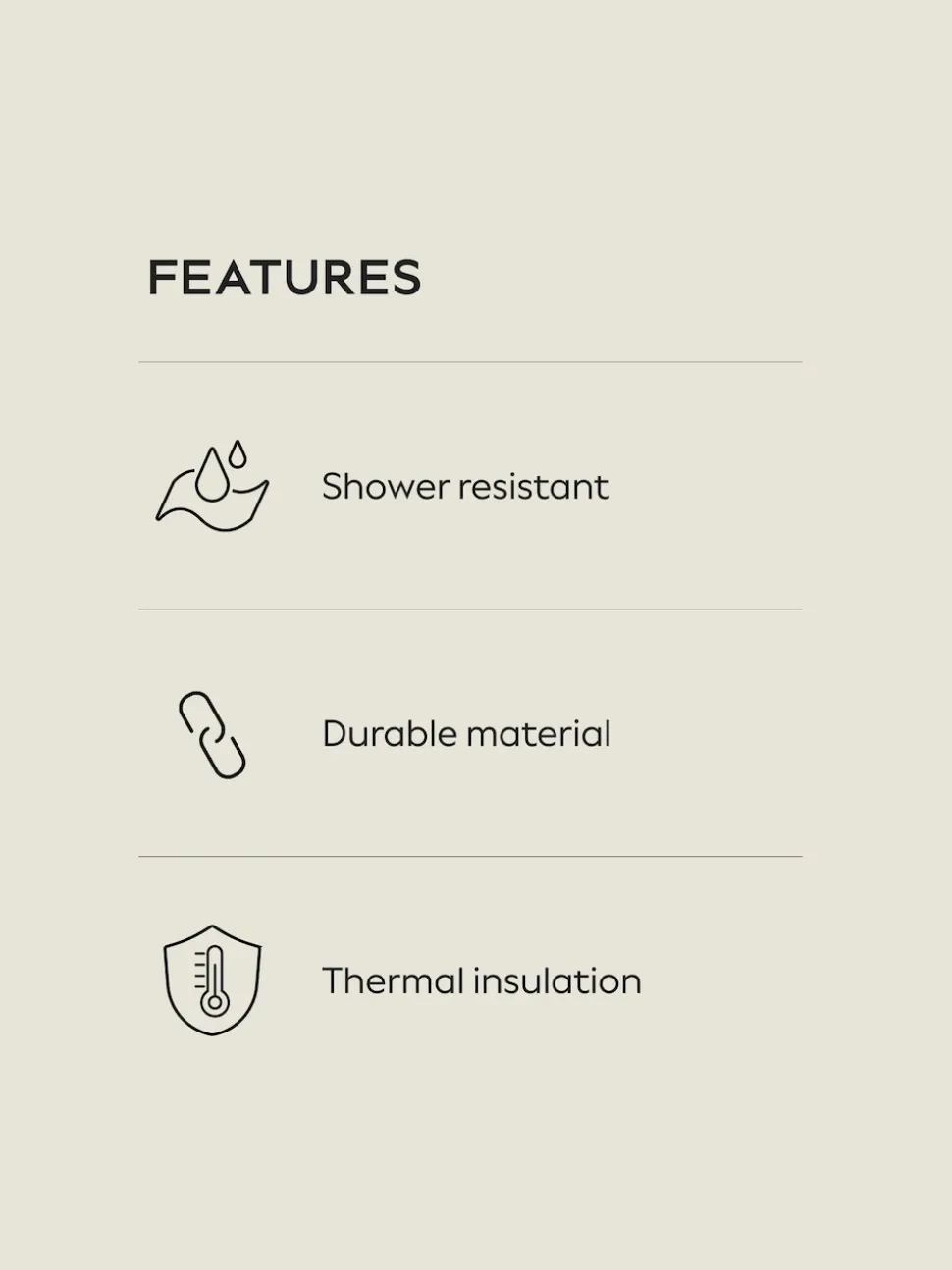 Stone ThermoGen Shower Resistant Wadded Jacket