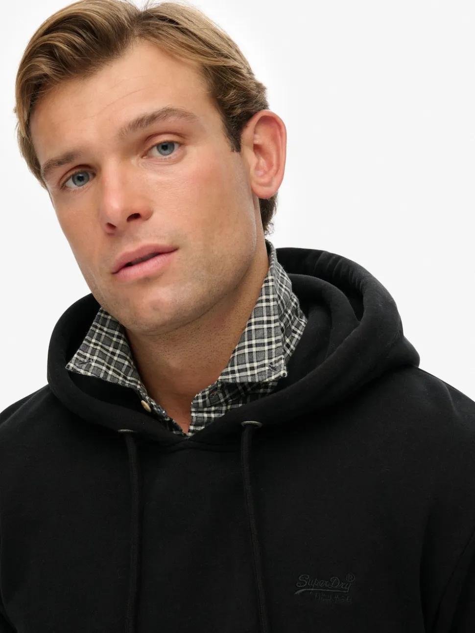 Superdry Black Essential Logo Hoodie