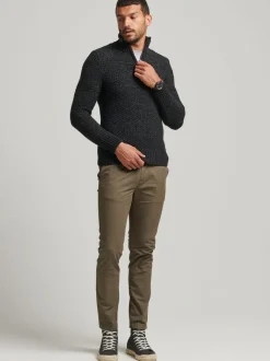 Superdry Black Jacob Henley Jumper