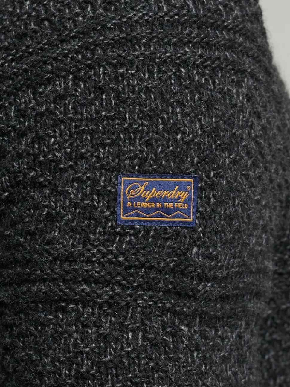 Superdry Black Jacob Henley Jumper
