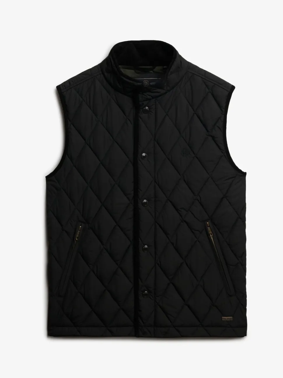Superdry Black Quilted Estate Gilet